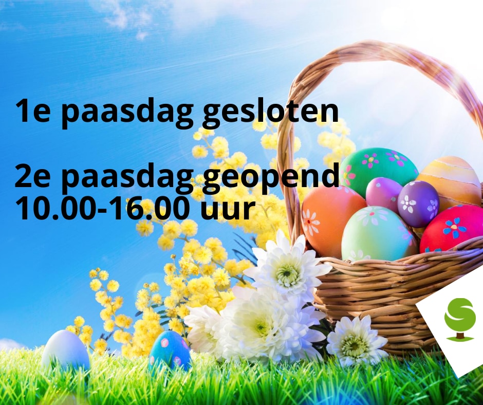 Openingstijden Pasen 2025